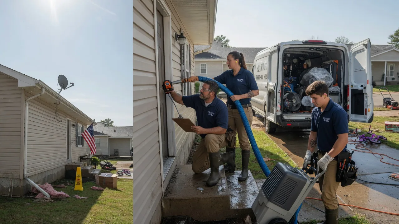 Ceiling Water Damage Restoration in Friendship, MD near me